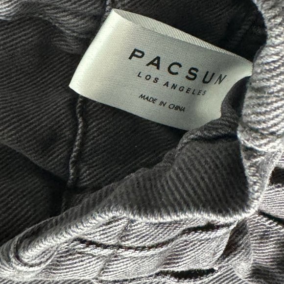 PACSUN Mom Jeans Women's Size 23 Caviar Black Flex Waist 100% Cotton 0051 NWT - Picture 12 of 14